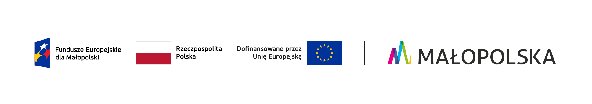 Fundusze Europejskie dla Małopolski, Rzeczpospolita Polska, dofinansowane przez Unię Europejską, Małopolska