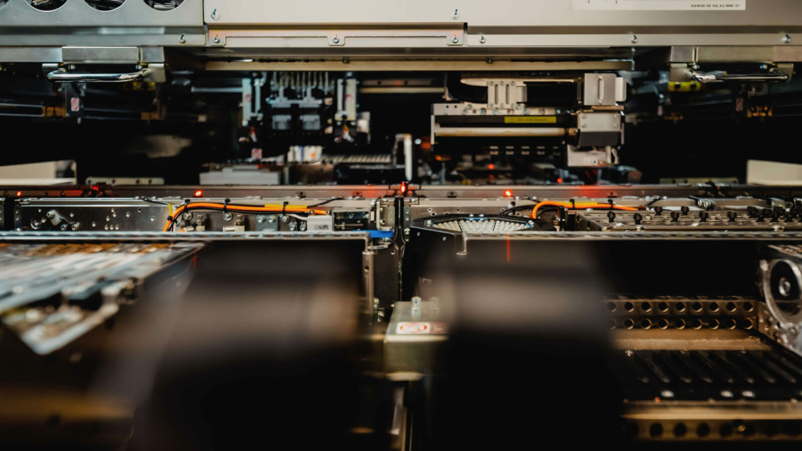 SMD assembly line at the Convel production plant in Warsaw